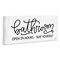 Stupell Industries Bathroom Seat Yourself Canvas Wall Art Design by Imperfect Dust